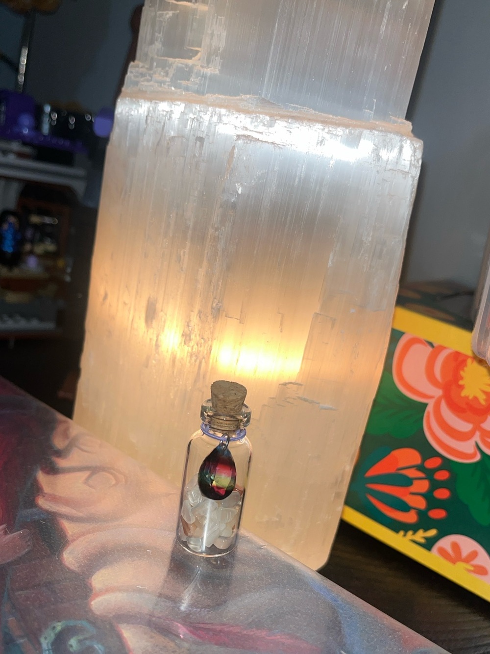 “Moonstone Magic” 🪄 Crystal Bottle